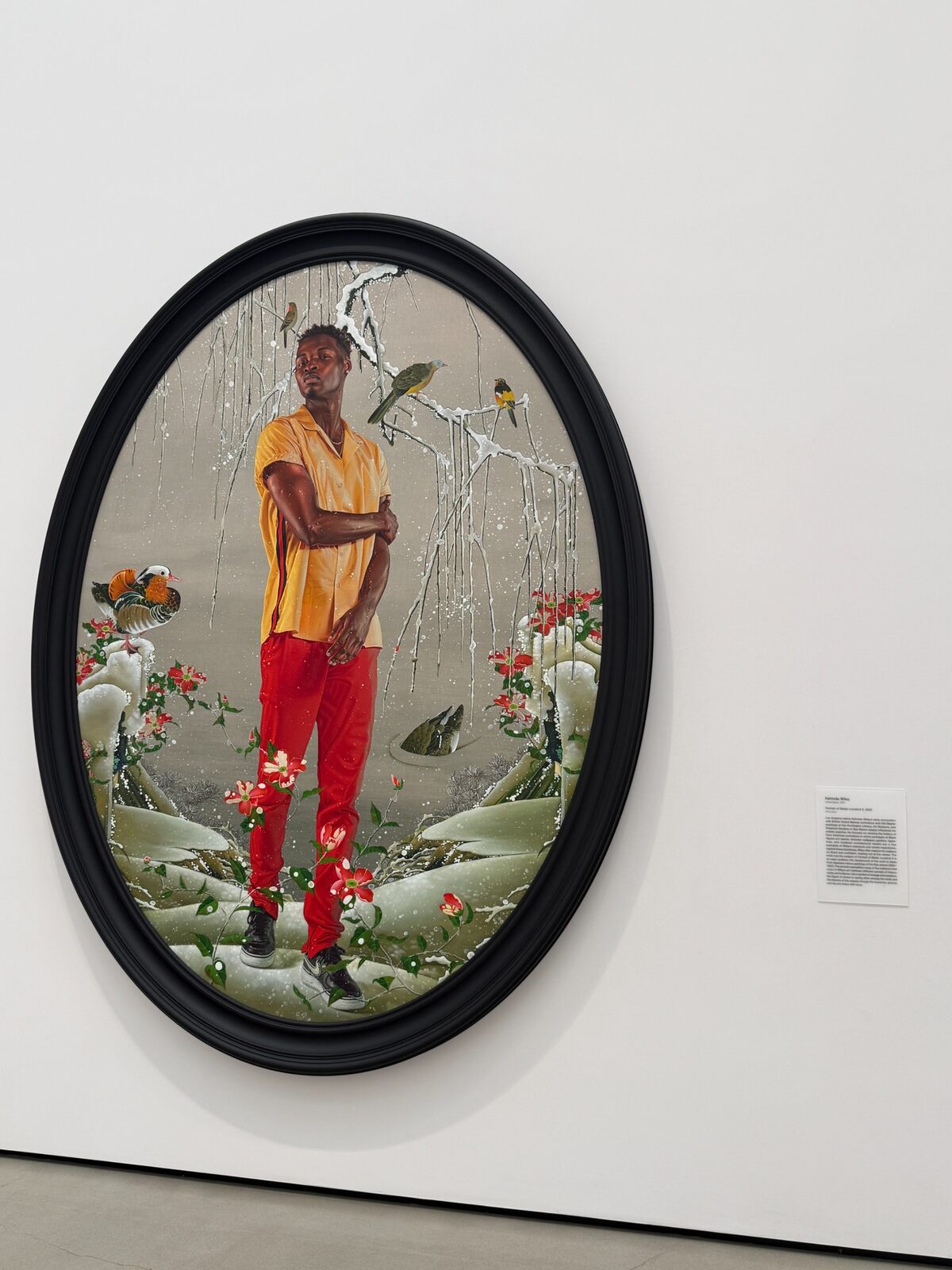 Portrait of Malak Lunsford II by Kehinde Wiley
