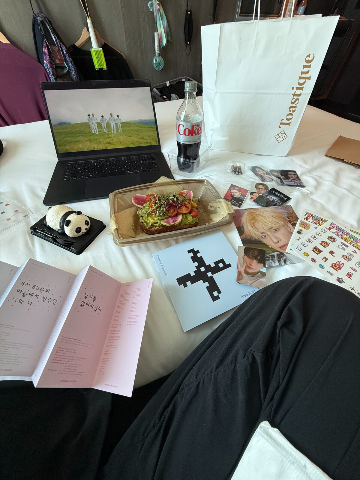 Fancy avocado toast and opened my album