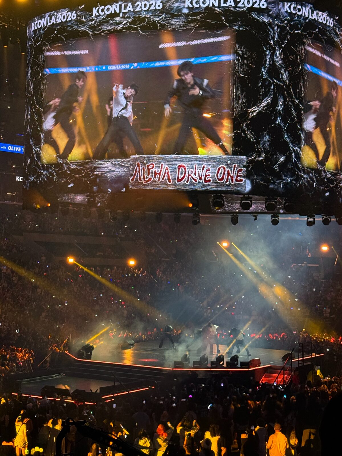 Alpha Drive One came back to perform a cover of BTS Fake Love.