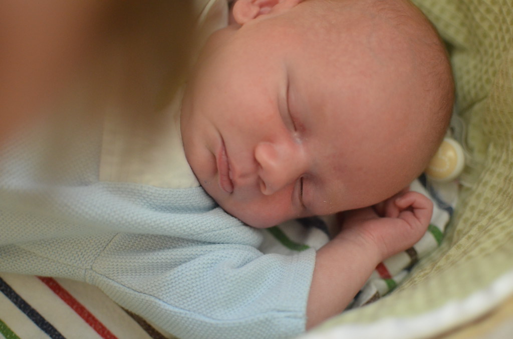 Sam at One Month Old