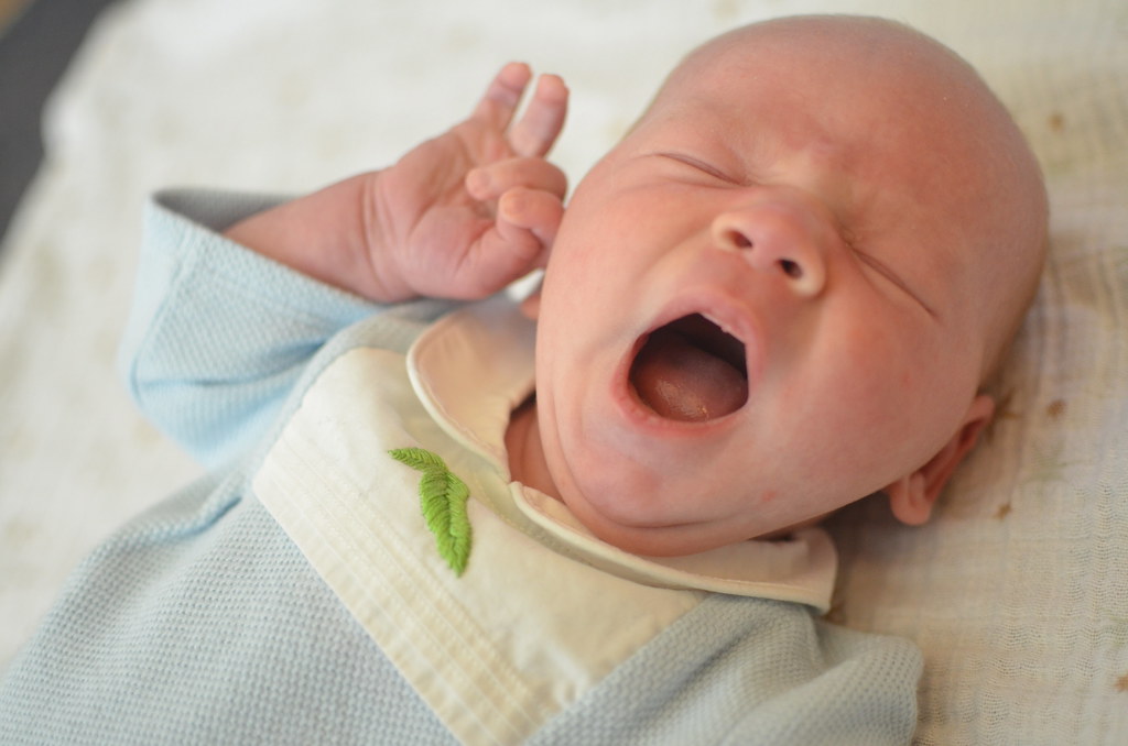 Sam at One Month Old