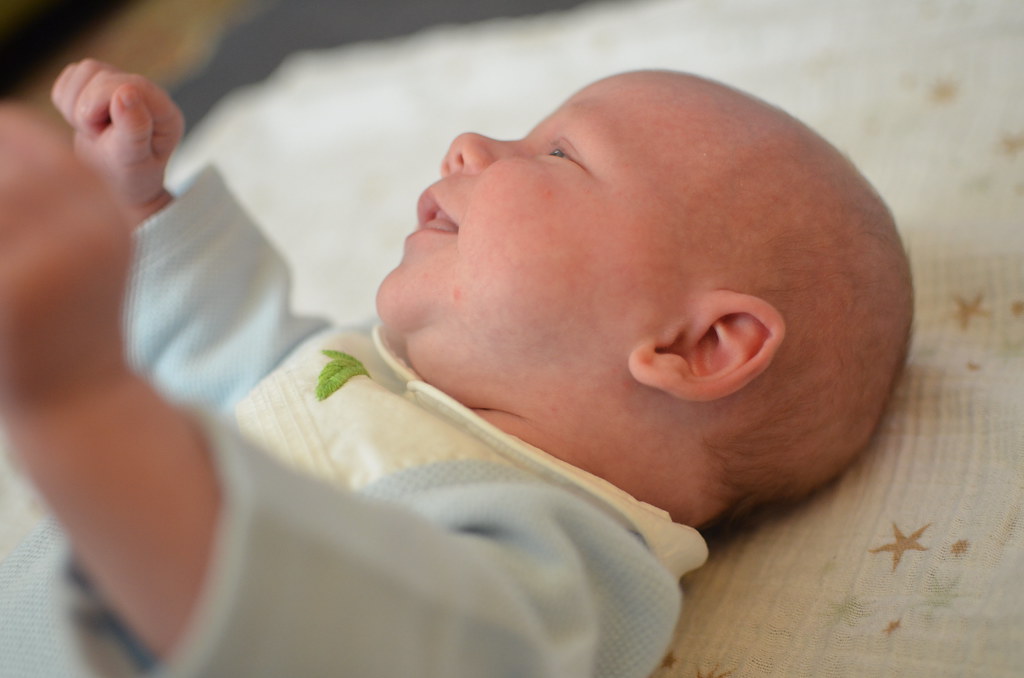 Sam at One Month Old