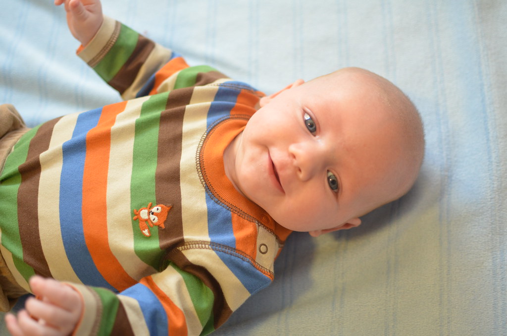 Sam is 2 months old