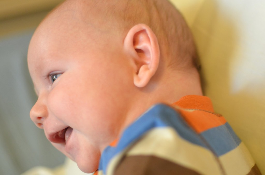 Sam is 2 months old